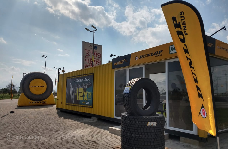 Dunlop признала успешным формат точек продаж в грузовых контейнерах