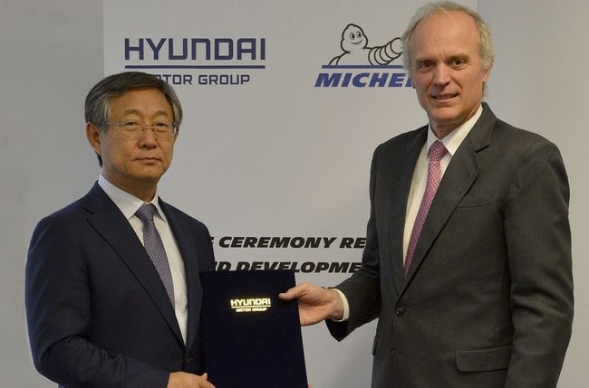 Michelin совместно с Hyundai разрабатывает шины для электрических автомобилей
