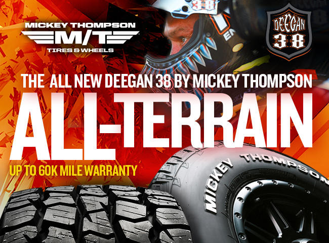 Mickey Thompson предлагает новые шины Deegan 38 A/T
