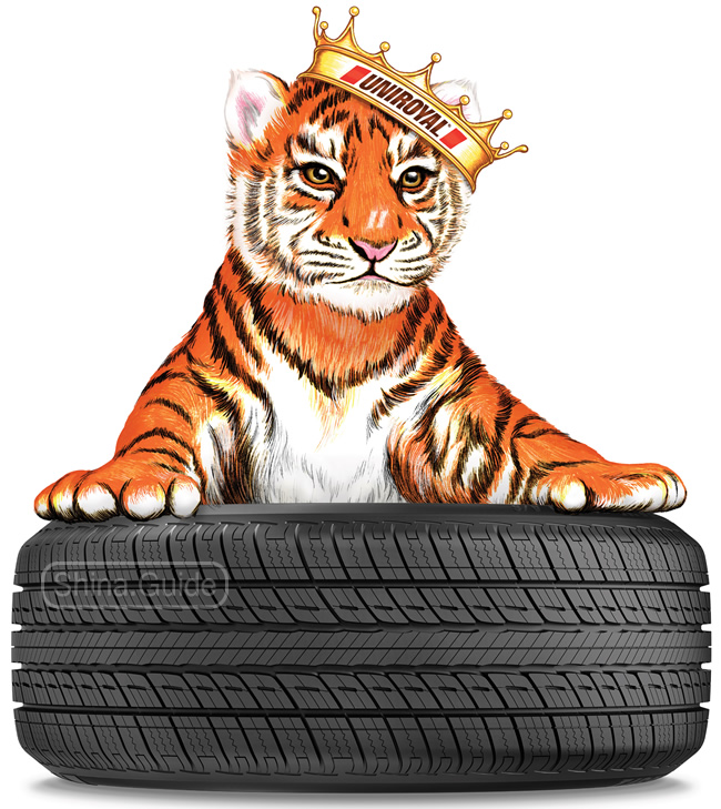 Обновленный талисман Uniroyal будет рекламировать новые шины Tiger Paw Touring A/S